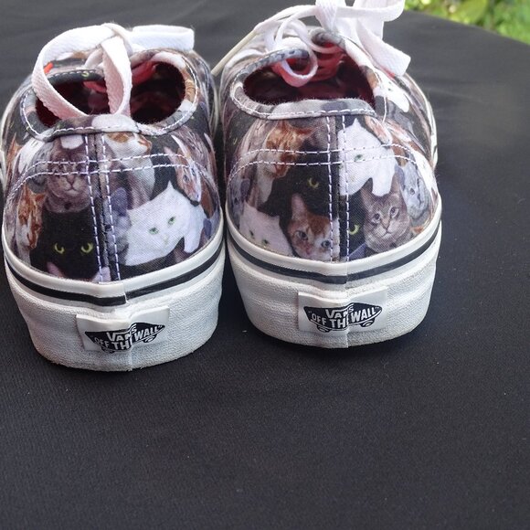 VANS ASPCA Limited Edition Cat Sneakers Women 7 NWOT - Picture 5 of 9